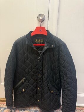 Barbour Black Quilted Lightweight Jacket